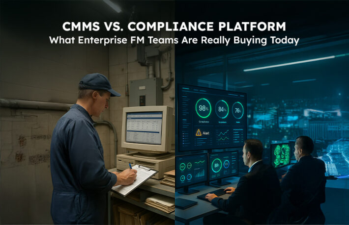 CMMS vs compliance platform comparison for enterprise facility management teams