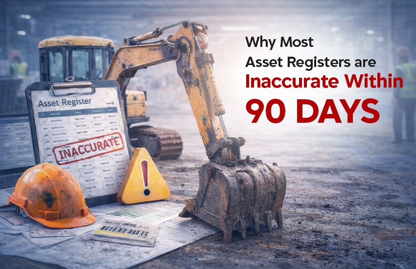 Asset registers become inaccurate within 90 days due to manual updates and poor processes